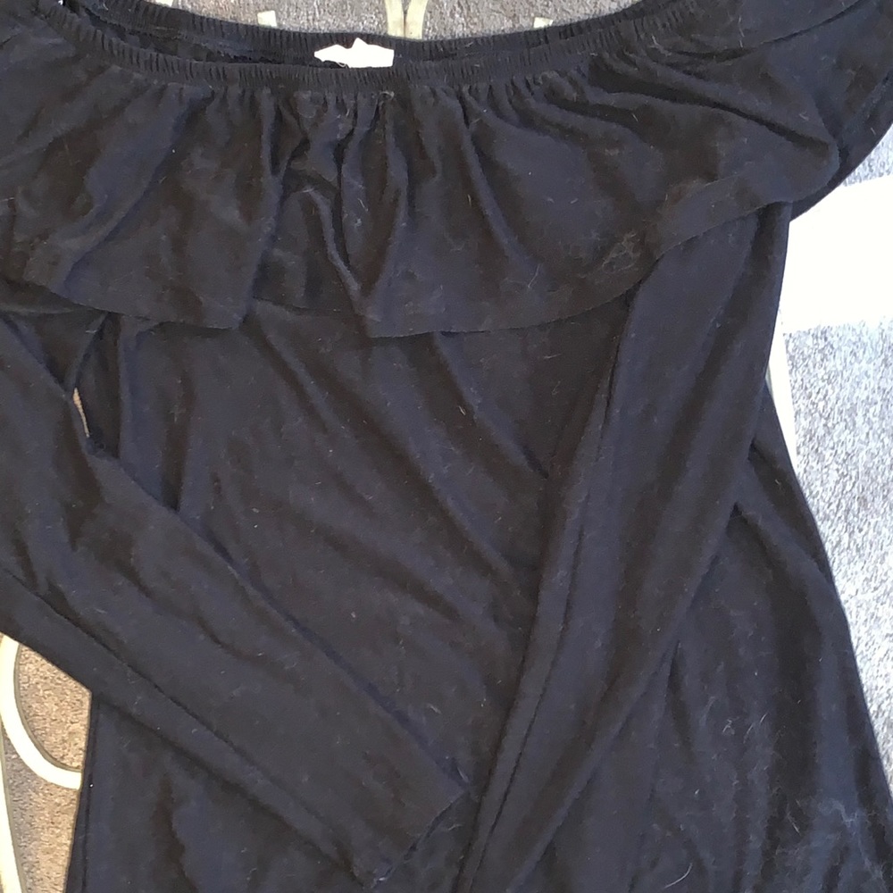 Black Juniors Long sleeve top size L